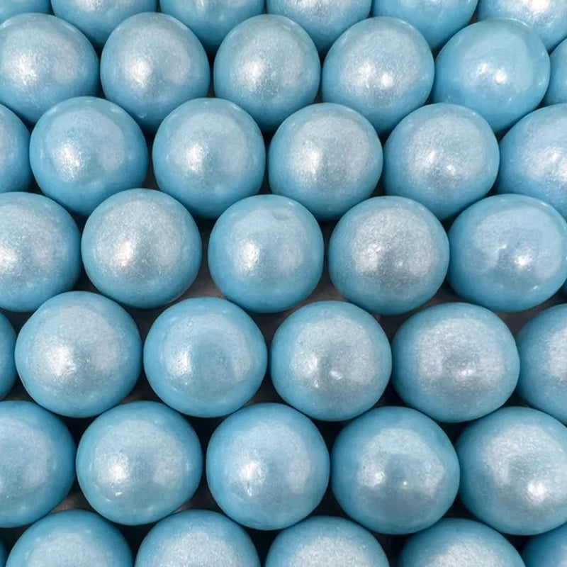 Albert's Color Splash Gumballs Shimmer Light Blue 2 lb Bag