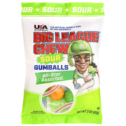 Big League Chew Sour Gumballs Assorted 3oz Bag 12pk
