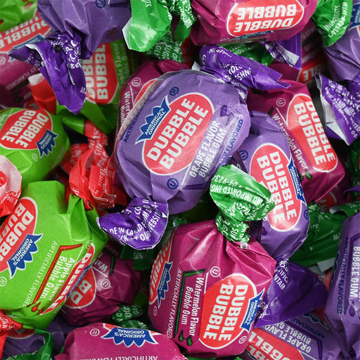 Dubble Bubble Twist Wrapped Gum 3 Flavor 1 lb