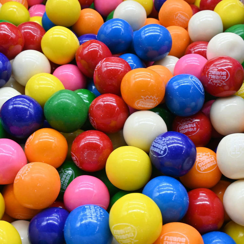 Dubble Bubble Half Inch Assorted 8 Flavor Gumballs 5 lb