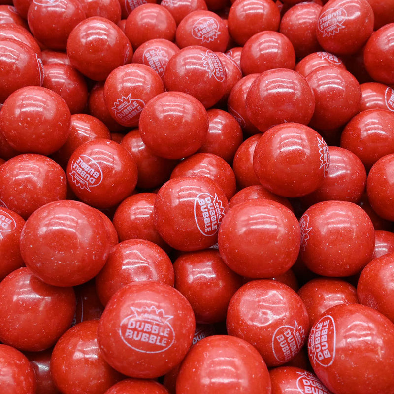 Dubble Bubble 1 Inch Gumballs Sweet Cherry 5 lb