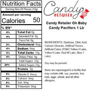 Concord Oh Baby Pacifiers Candy 1 lb