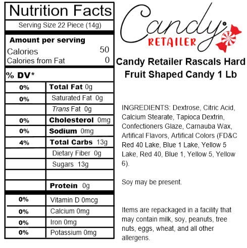 Concord Rascals Candy 1 lb