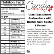Concord Giant Balldozers with Gum Center Jawbreakers 1 lb