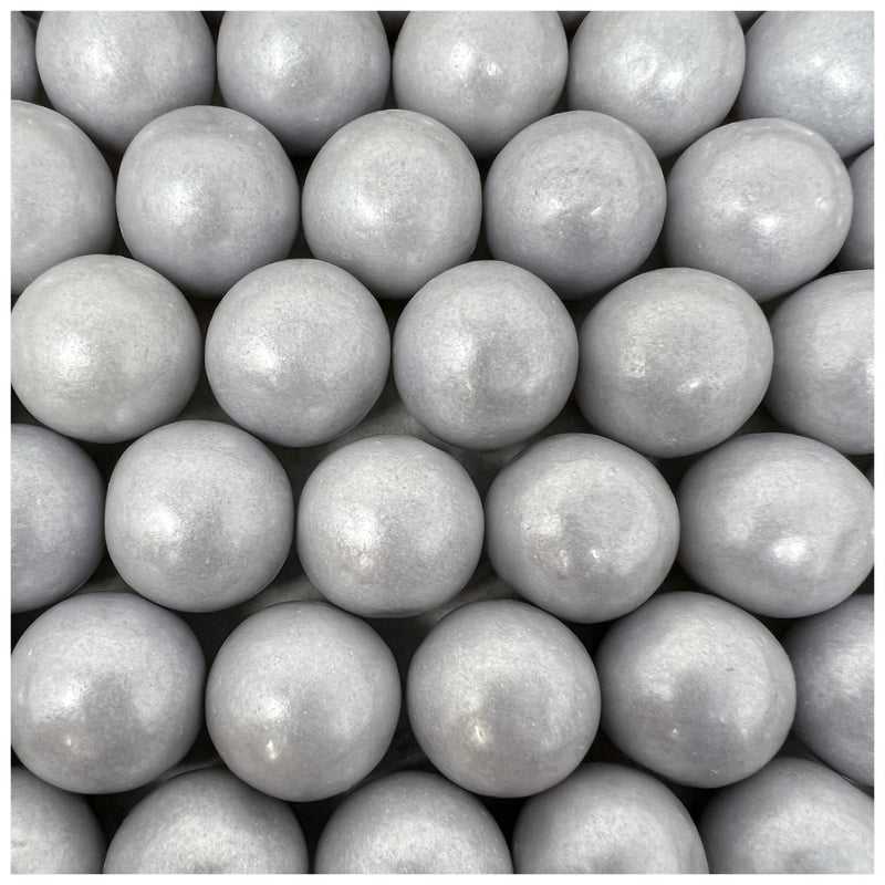 Albert's Color Splash Gumballs Shimmer Silver 2 lb Bag