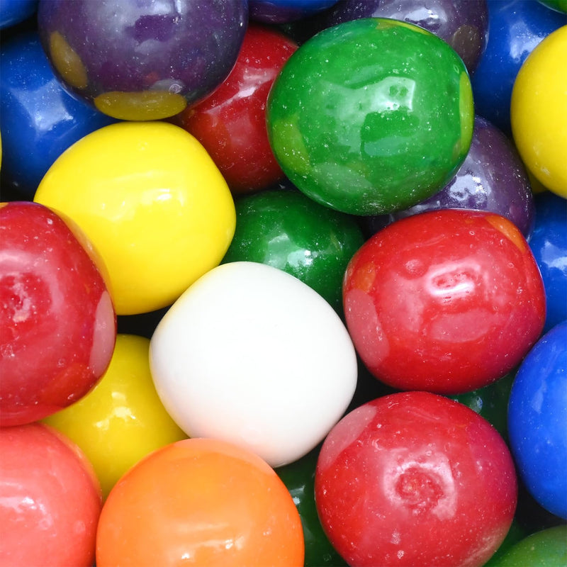 Dubble Bubble 2 Inch Mega Mouth Filled Gumballs 1 lb