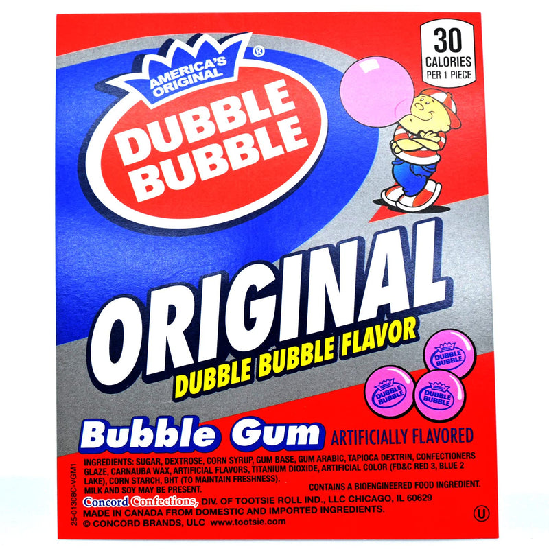 Dubble Bubble 1 Inch Gumballs Original 1928 1 lb