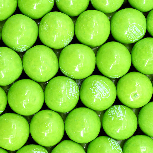 Dubble Bubble .92 Inch Gumballs Green Apple 2 lb